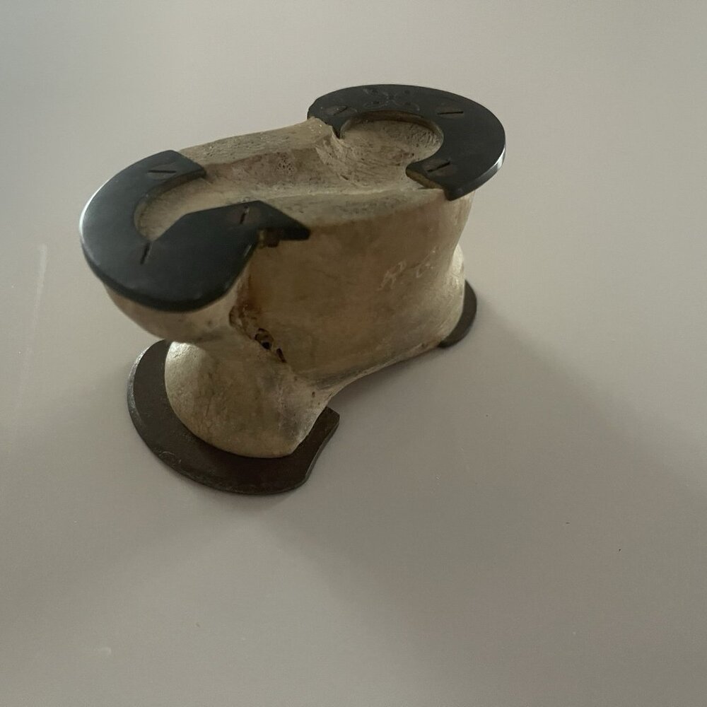 Vintage Argentina Gaucho La Taba Cow Knuckle Bone Game Piece